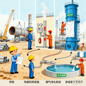 垃圾焚烧发电厂项目模板